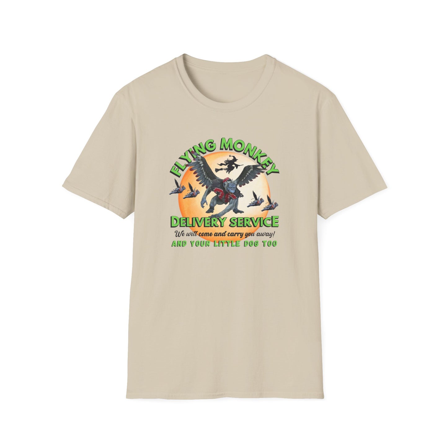 Flying Monkey Delivery Service Unisex Jersey Short Sleeve Tee