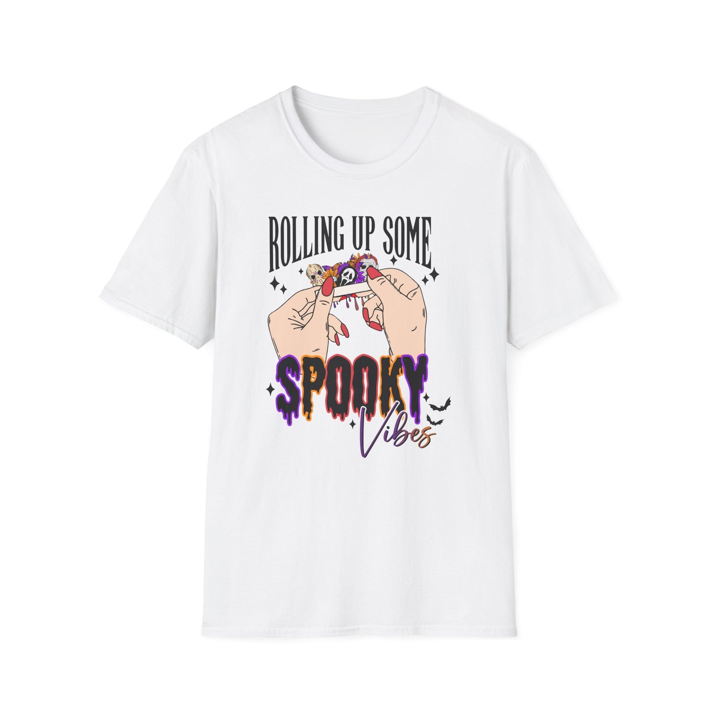 Rolling Up Some Spooky Vibes Unisex Jersey Short Sleeve Tee