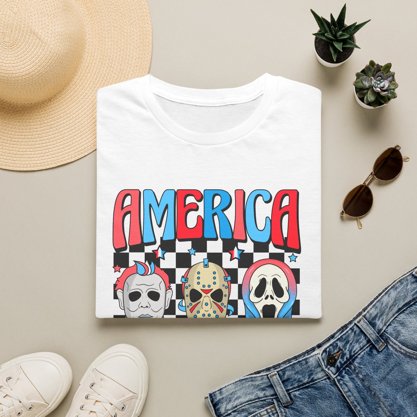 America Killing It Since 1776 T-Shirt — Americana Horror Fans Tee