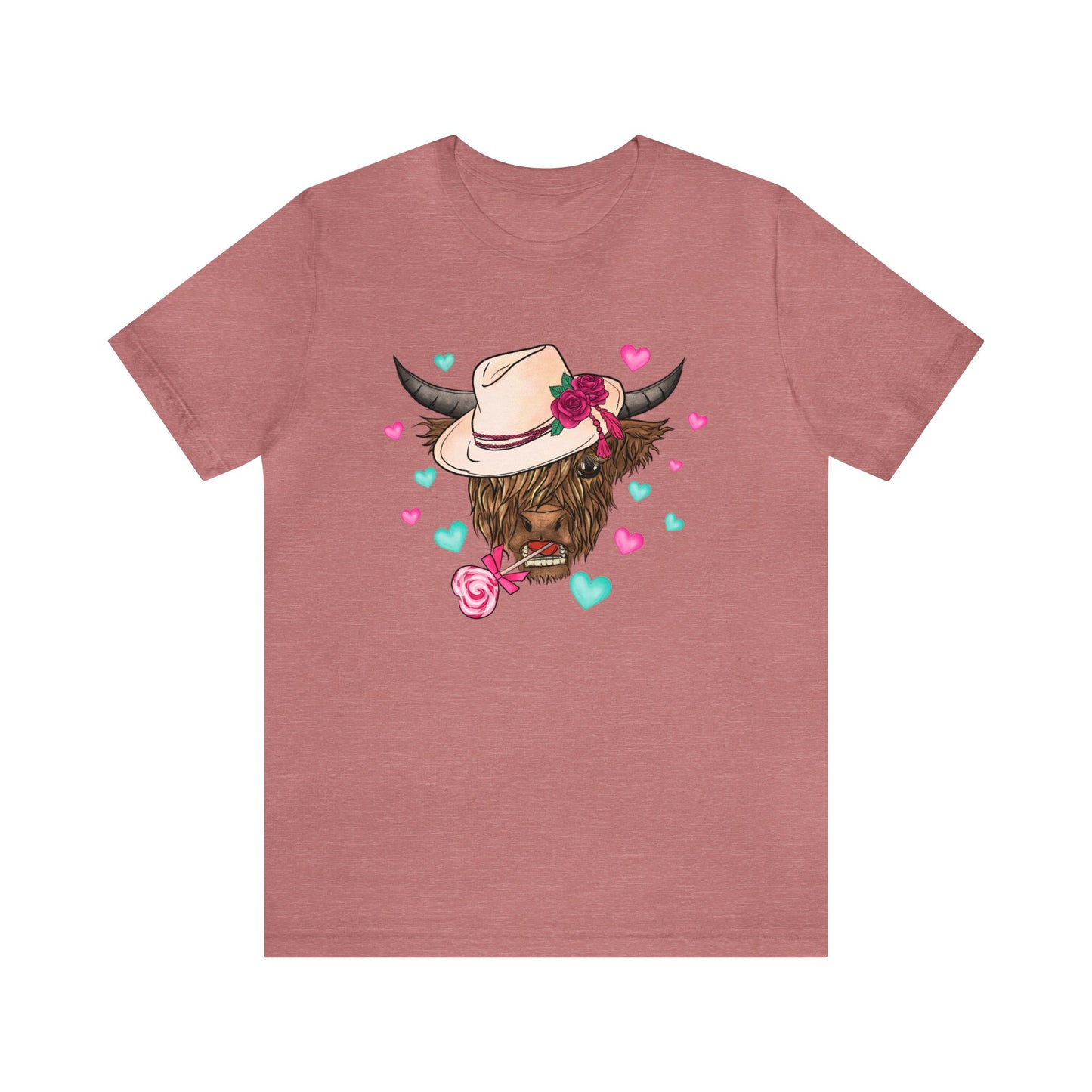 Lolli Pop Cow Unisex Jersey Short Sleeve Tee