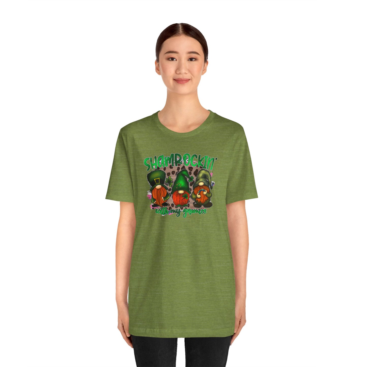 Shamrockin' With My Gnomies Unisex Jersey Short Sleeve Tee