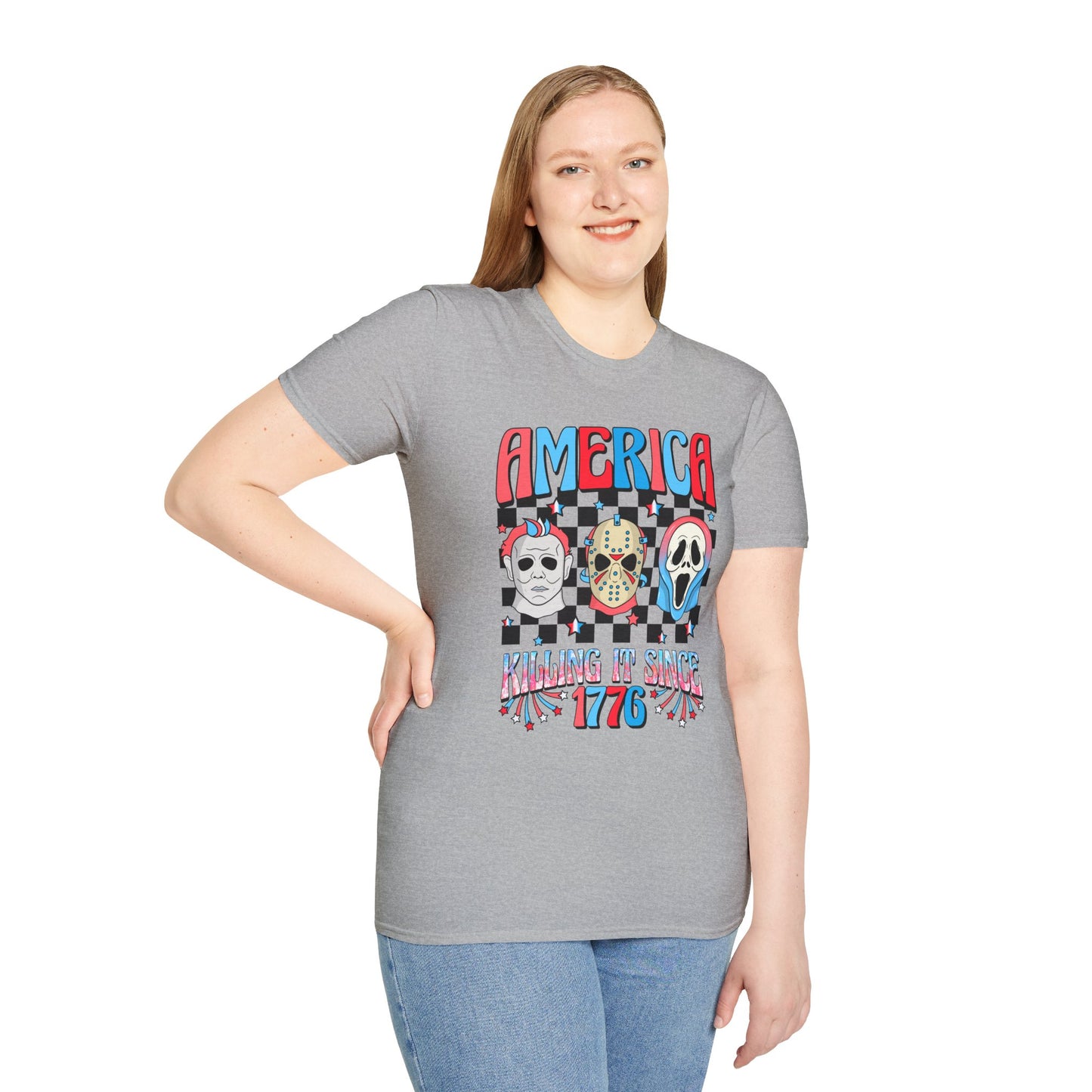 America Killing It Since 1776 T-Shirt — Americana Horror Fans Tee
