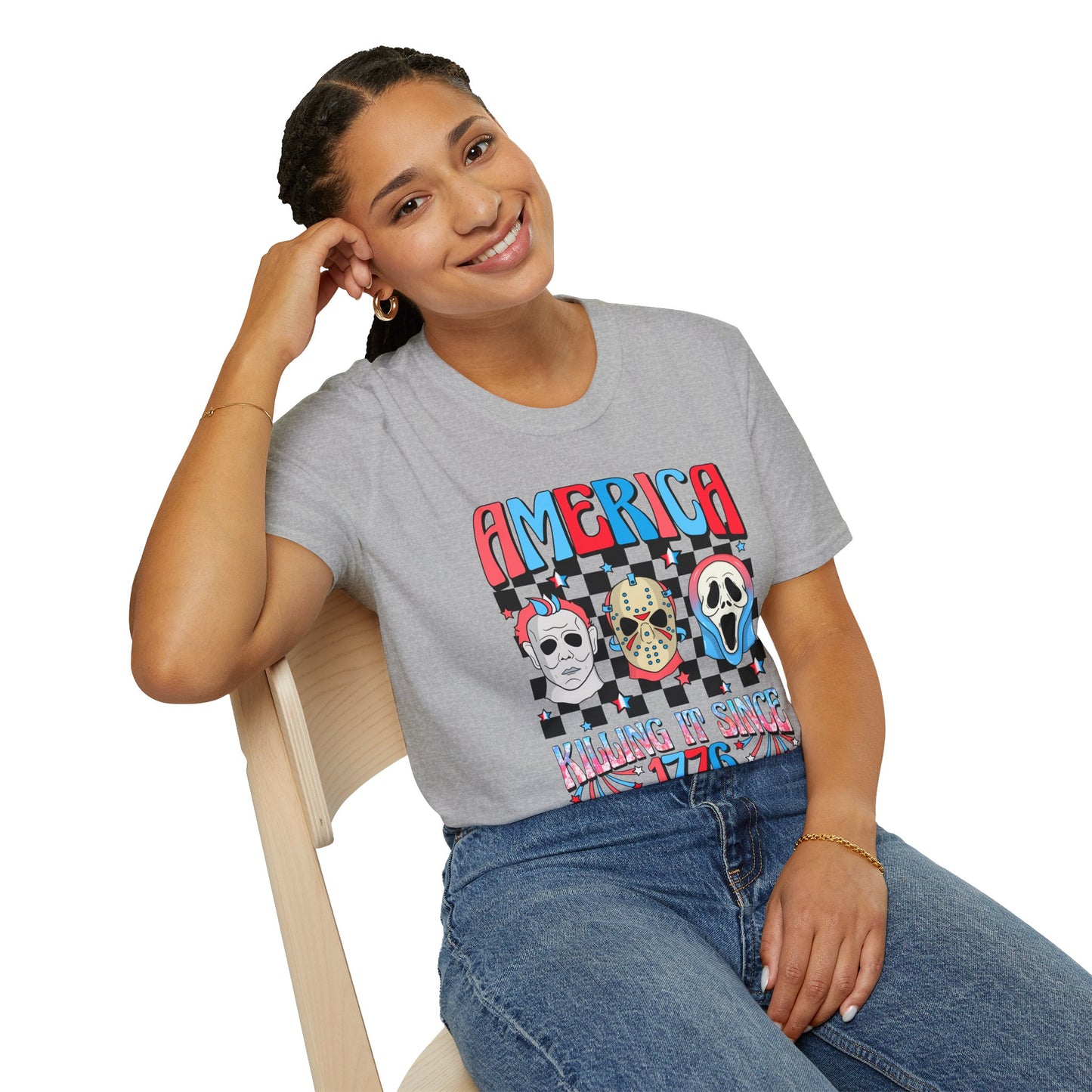 America Killing It Since 1776 T-Shirt — Americana Horror Fans Tee