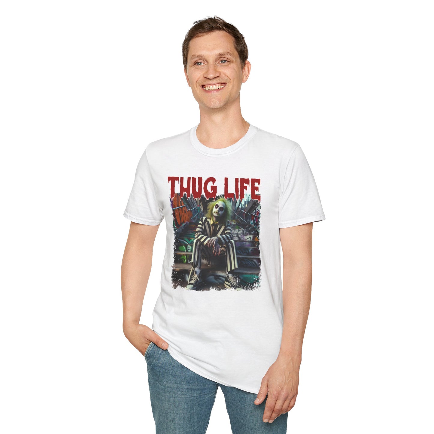 Beetlejuice Thug Life Unisex T-Shirt - Halloween Movie Lovers