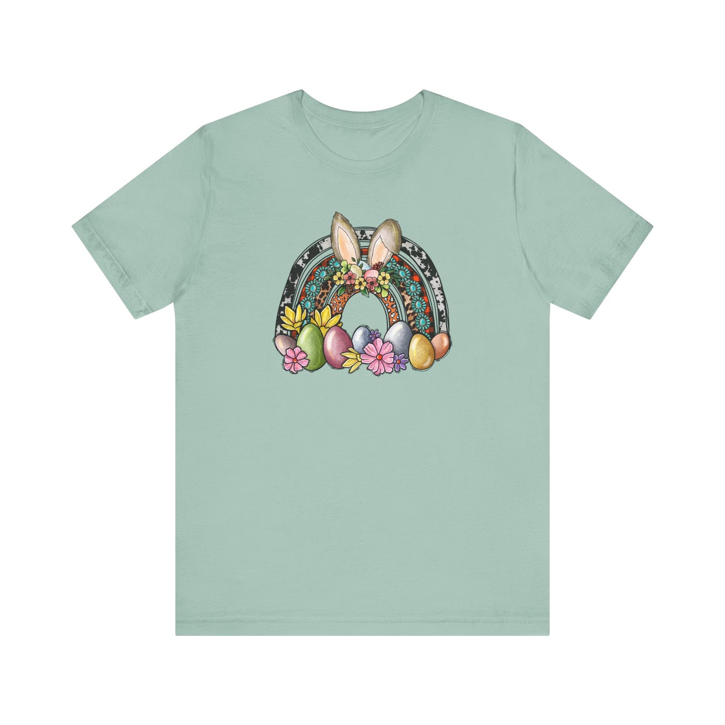 Easter Rainbow Unisex Jersey Short Sleeve Tee