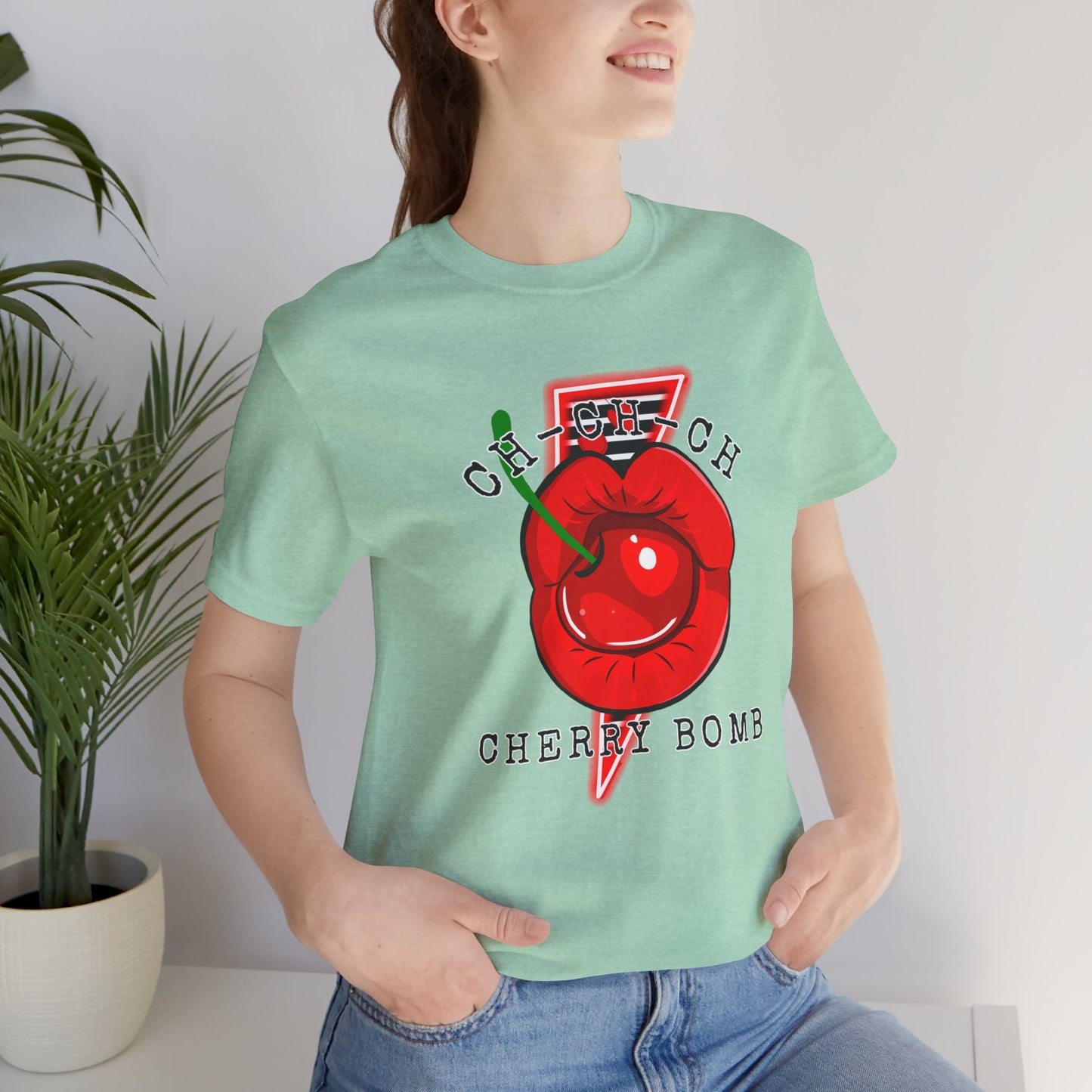 Ch-Ch-Ch Cherry Bomb Unisex Jersey Short Sleeve Tee