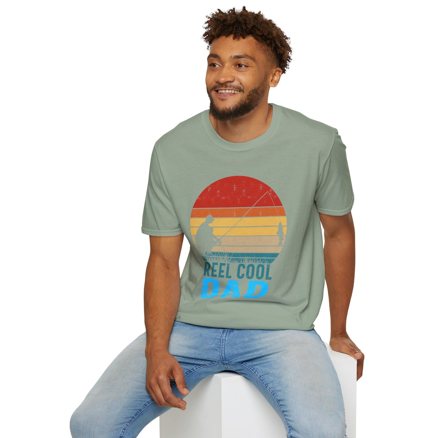 Reel Cool Dad Softstyle T-Shirt