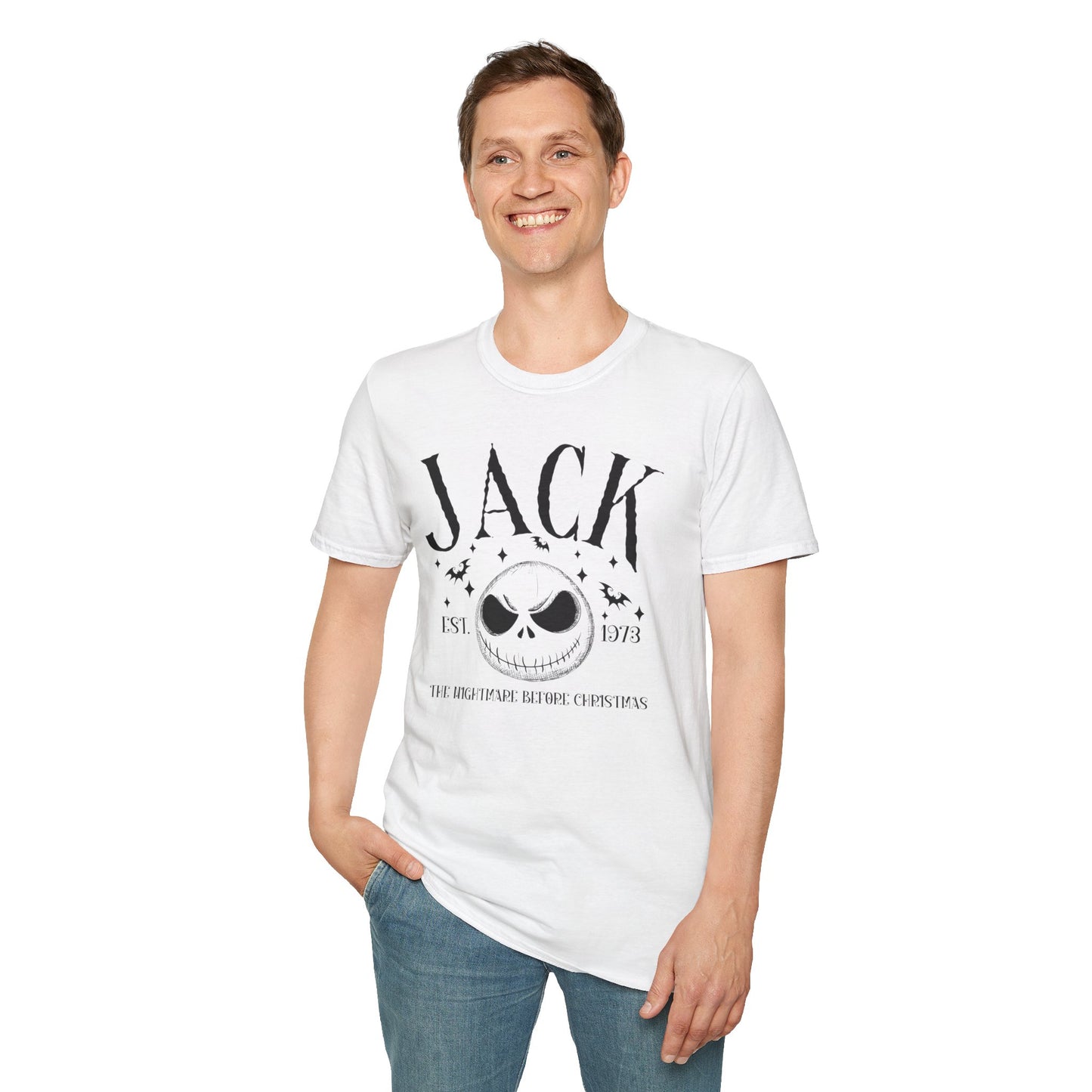 Jack Nightmare Before Christmas Unisex Jersey Short Sleeve Tee