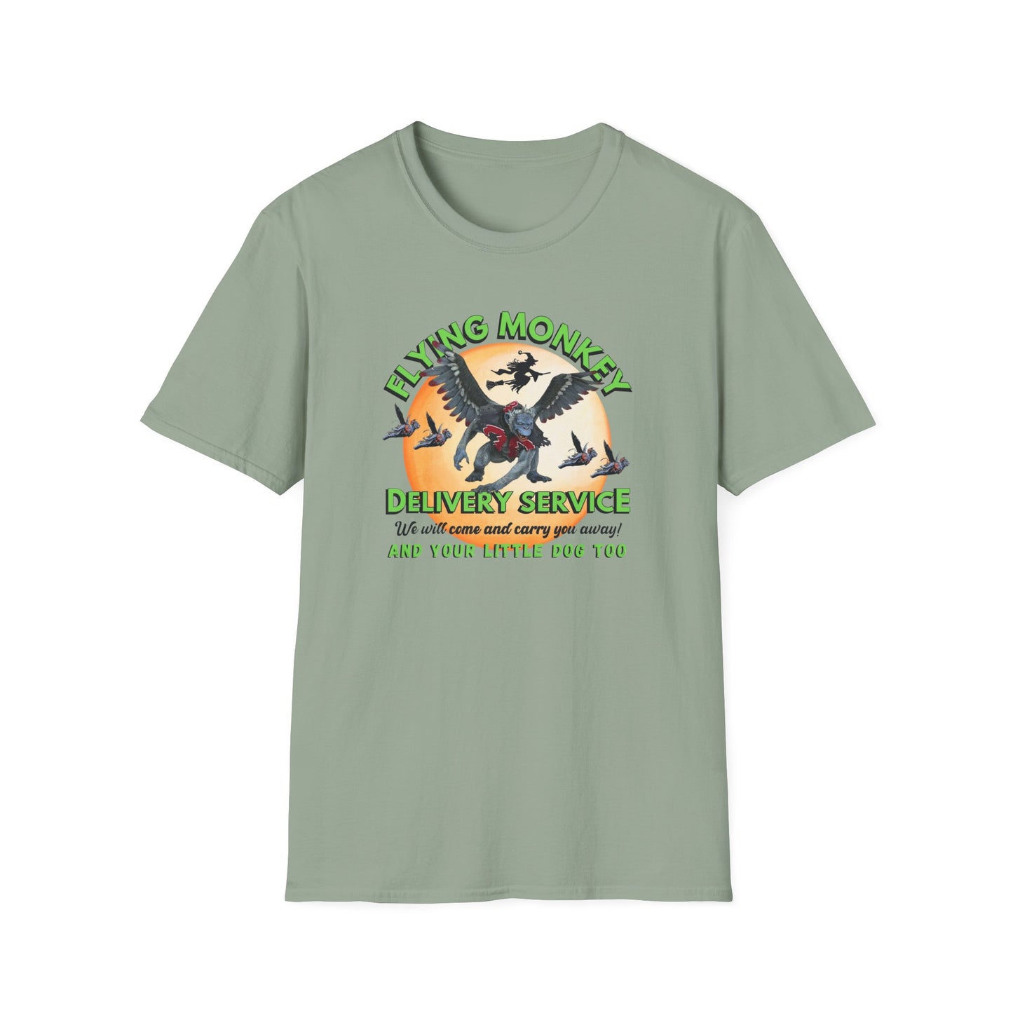 Flying Monkey Delivery Service Unisex Jersey Short Sleeve Tee