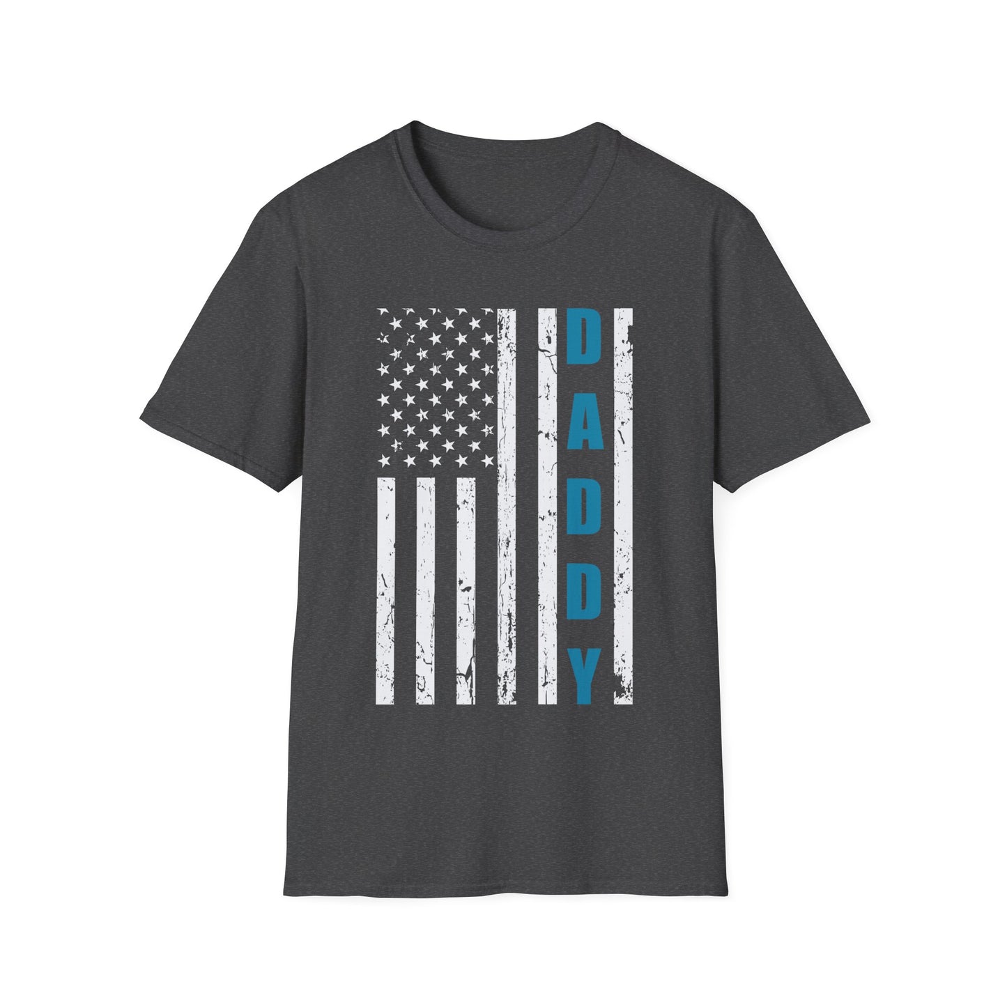 Daddy American Flag Softstyle T-Shirt