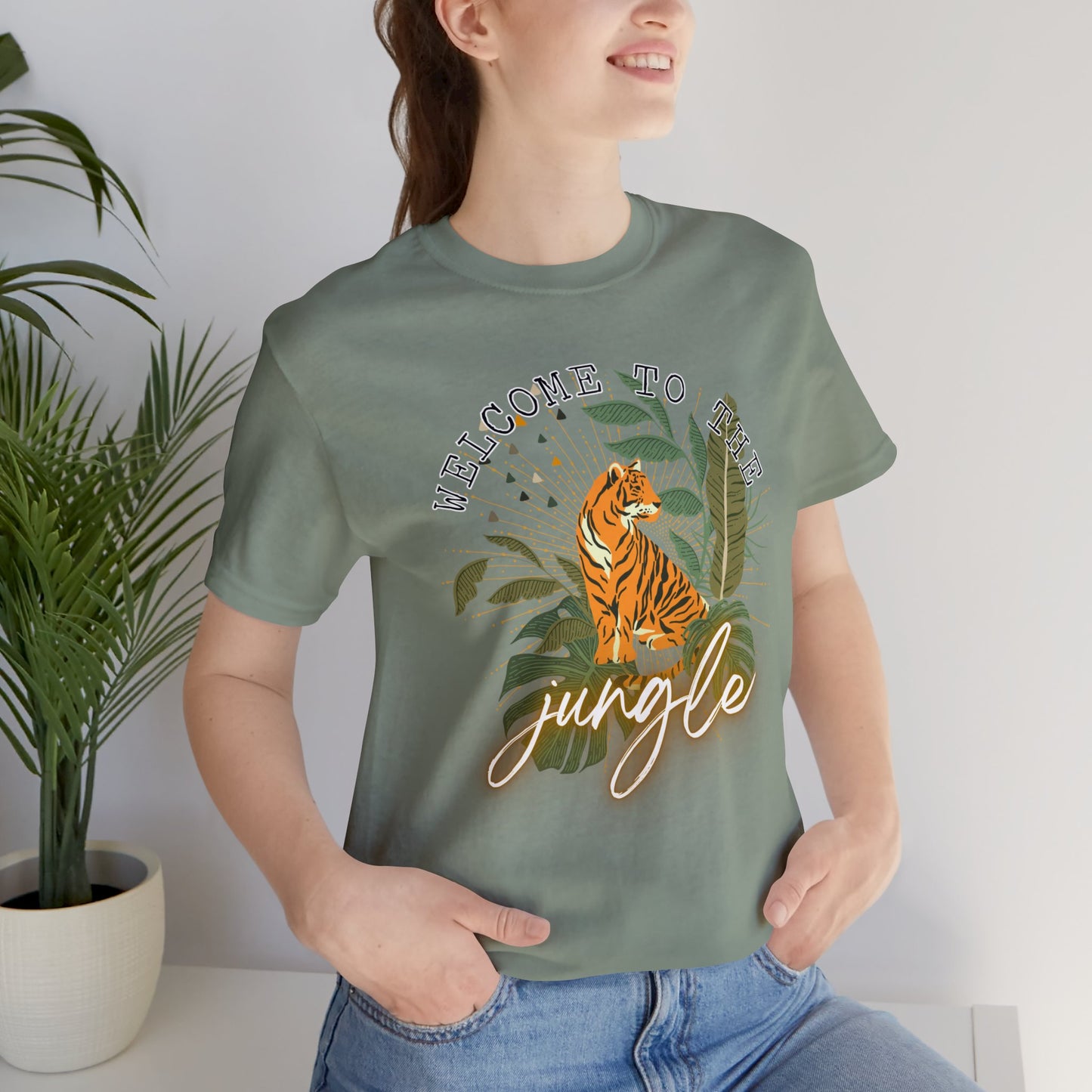 Welcome To the Jungle Unisex Jersey Short Sleeve Tee