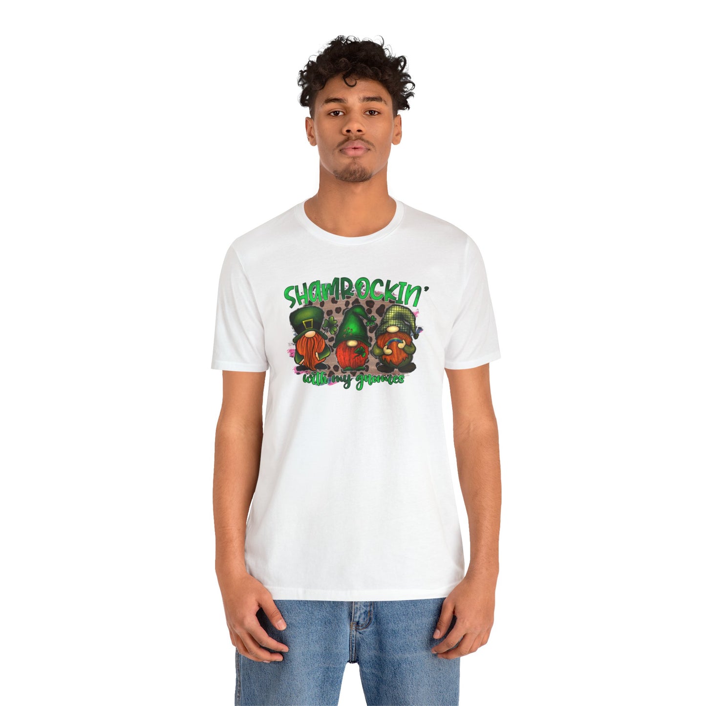 Shamrockin' With My Gnomies Unisex Jersey Short Sleeve Tee