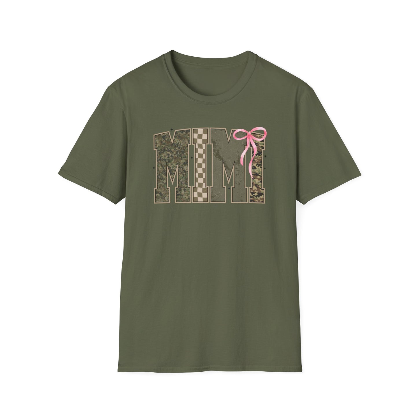 Mimi Coquette Military Style Bow T-Shirt | Cute Camouflage Bow Design