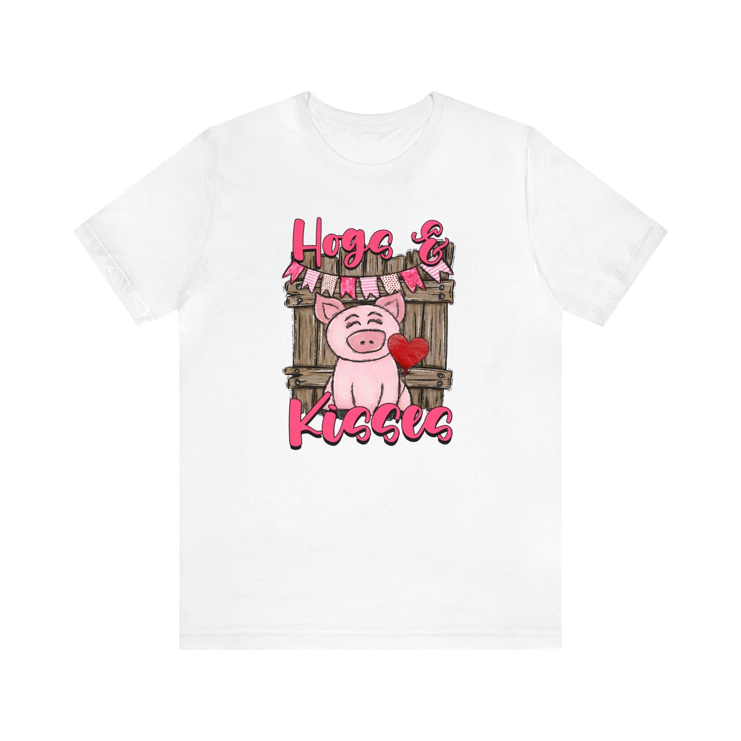 Hogs and Kisses Unisex Jersey Short Sleeve Tee