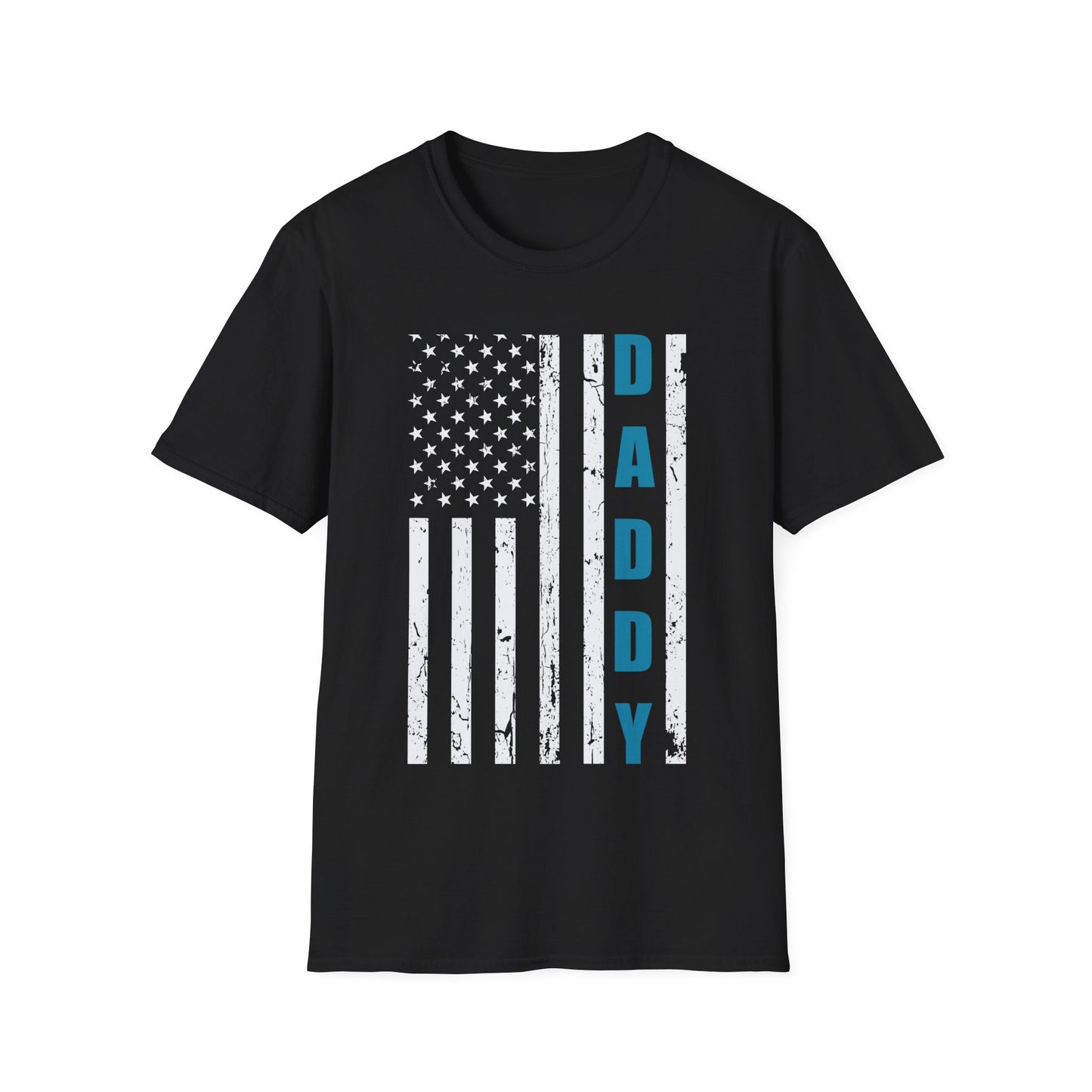 Daddy American Flag Softstyle T-Shirt