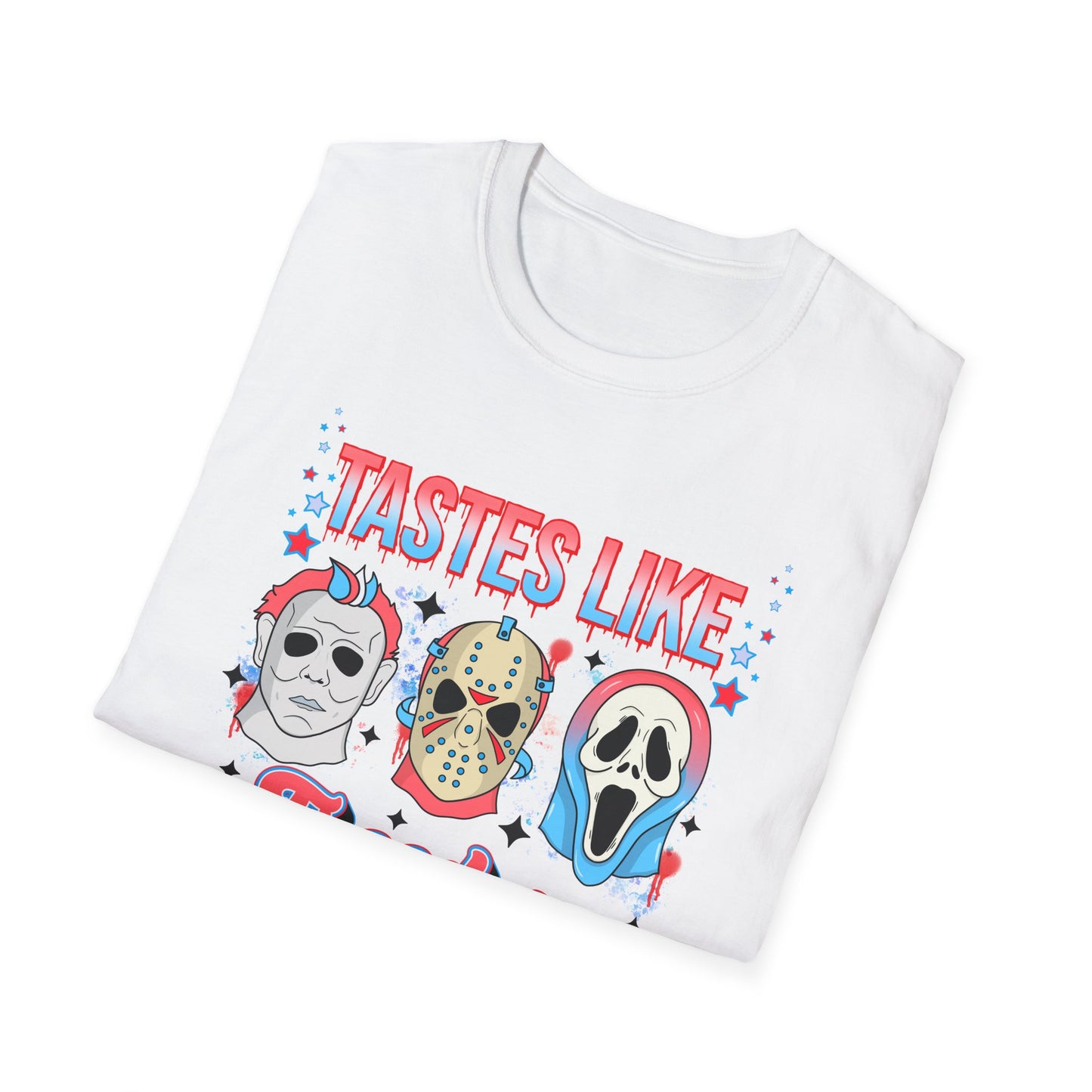 4th of July 'Taste Like Freedom' Horror Characters T-Shirt