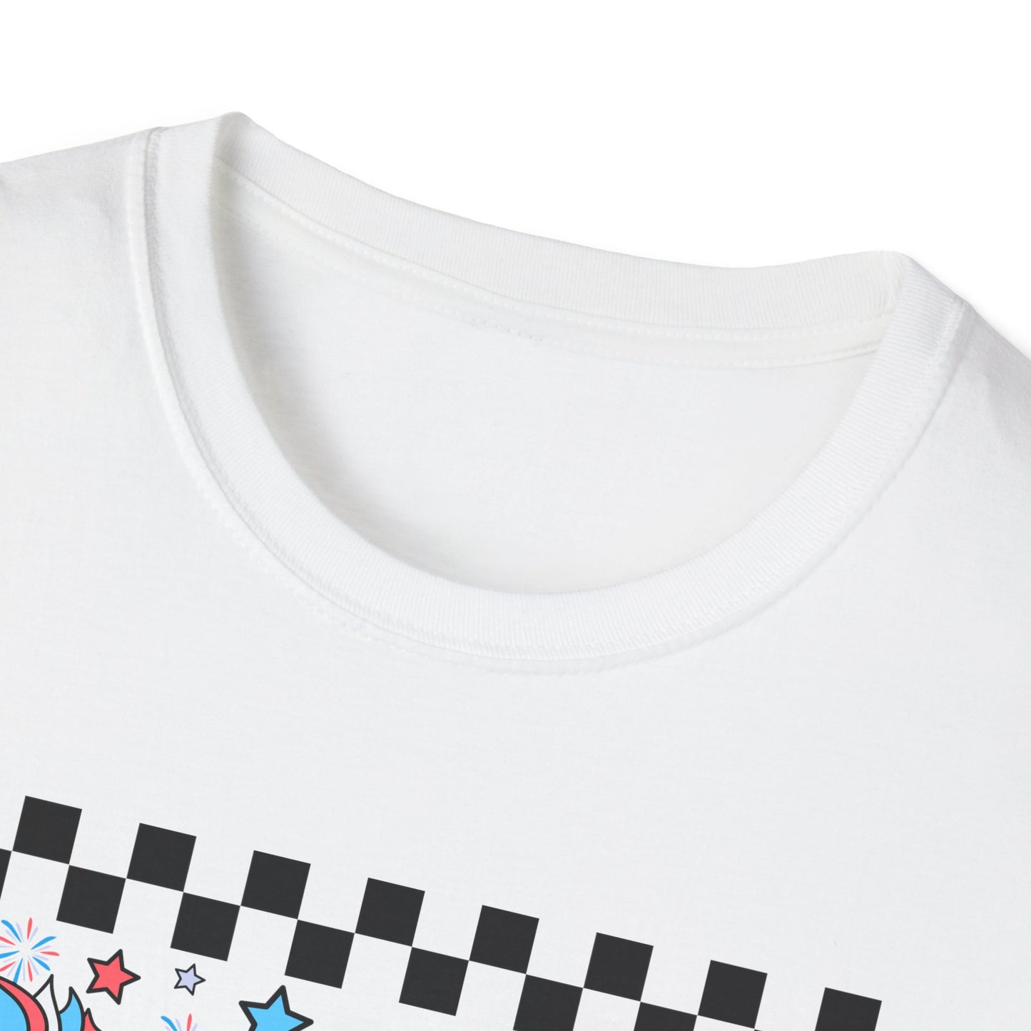 Horror Americana T-Shirt — Red, White & Blue Horror Characters