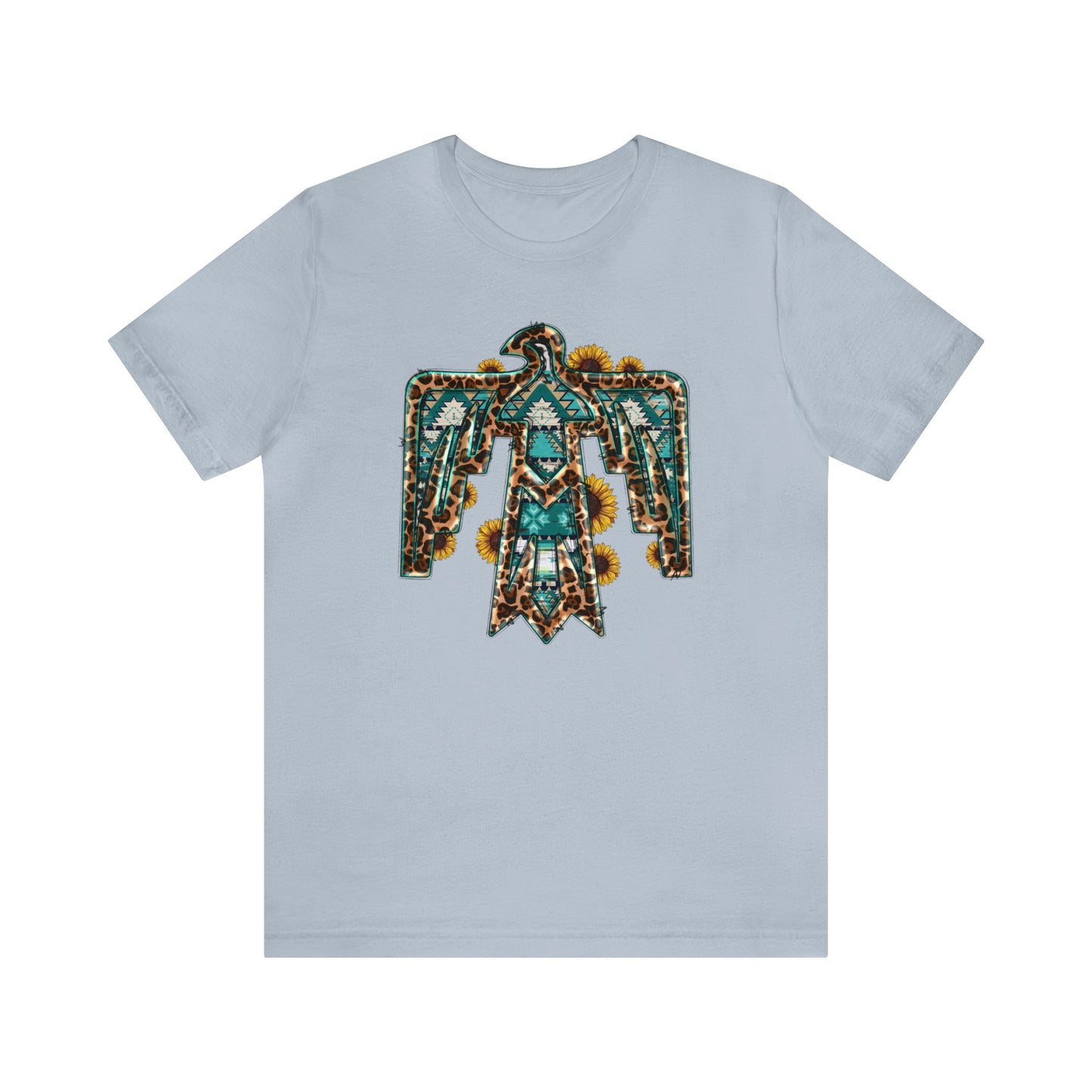 Sunflower Aztec Eagle Unisex Jersey Short Sleeve Tee