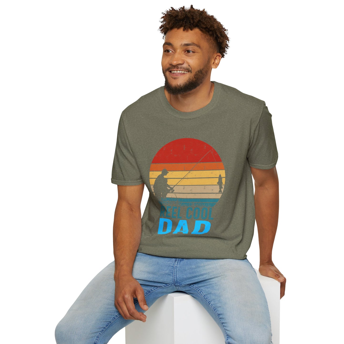 Reel Cool Dad Softstyle T-Shirt