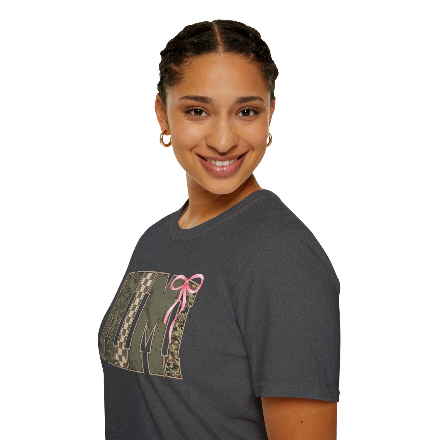 Mimi Coquette Military Style Bow T-Shirt | Cute Camouflage Bow Design