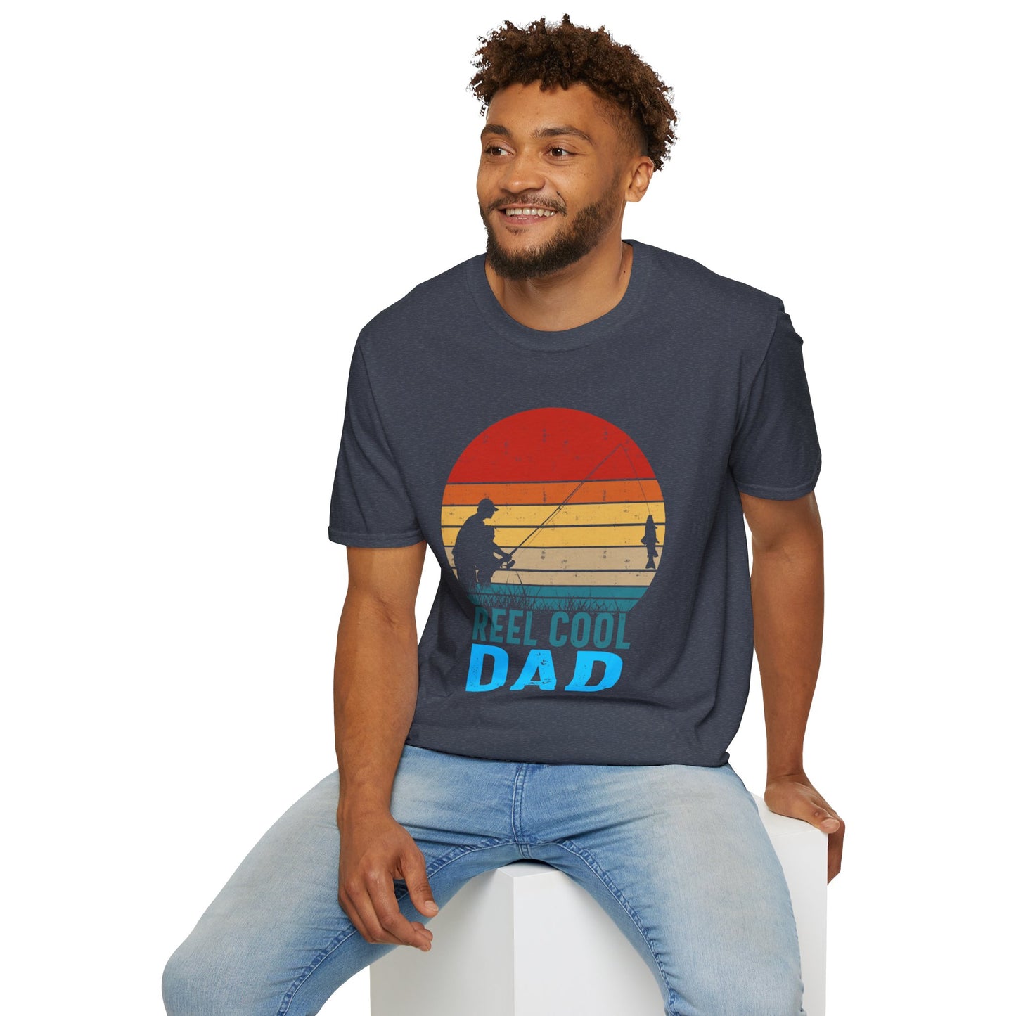 Reel Cool Dad Softstyle T-Shirt