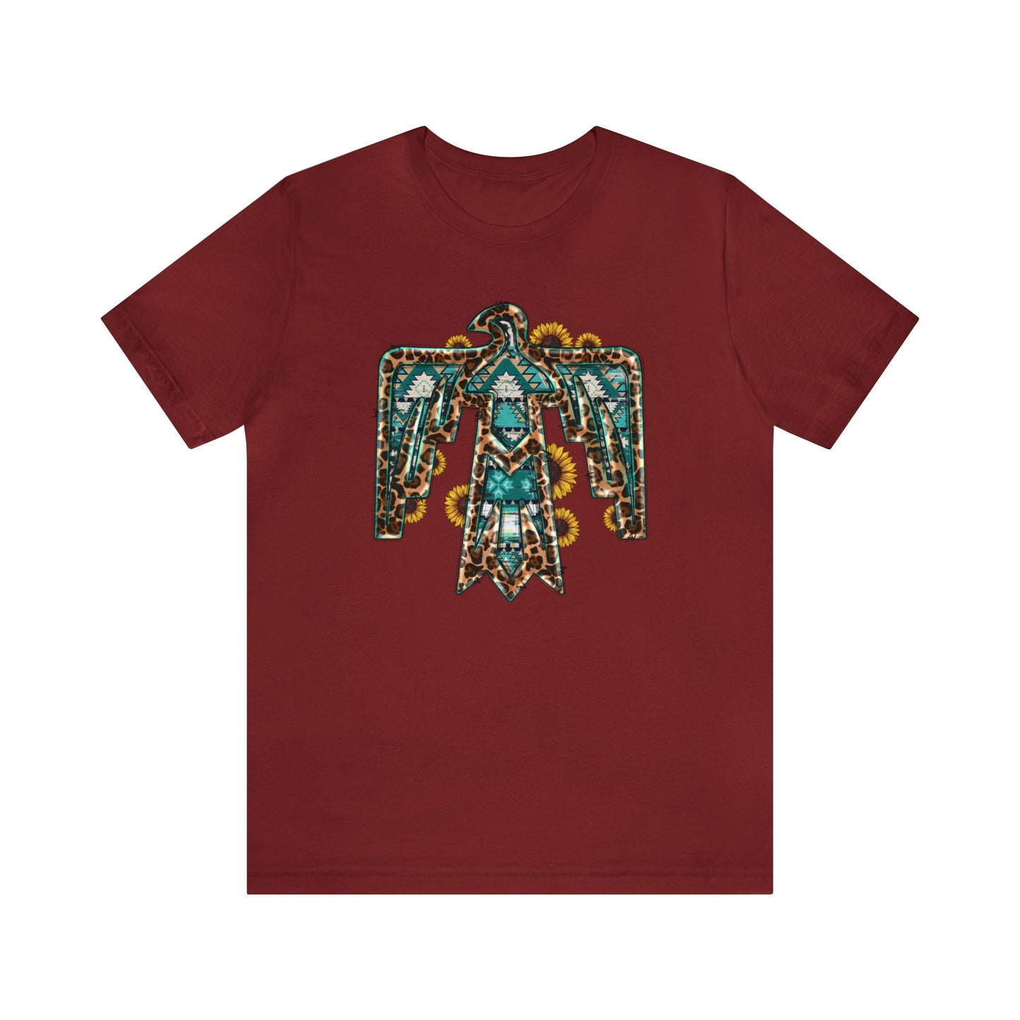 Sunflower Aztec Eagle Unisex Jersey Short Sleeve Tee