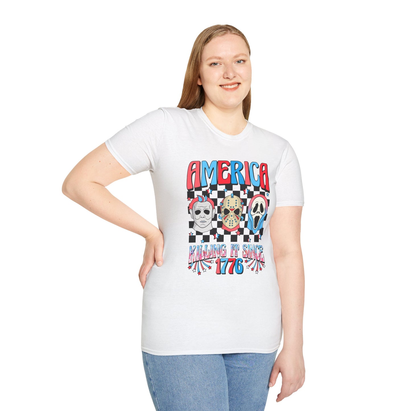 America Killing It Since 1776 T-Shirt — Americana Horror Fans Tee