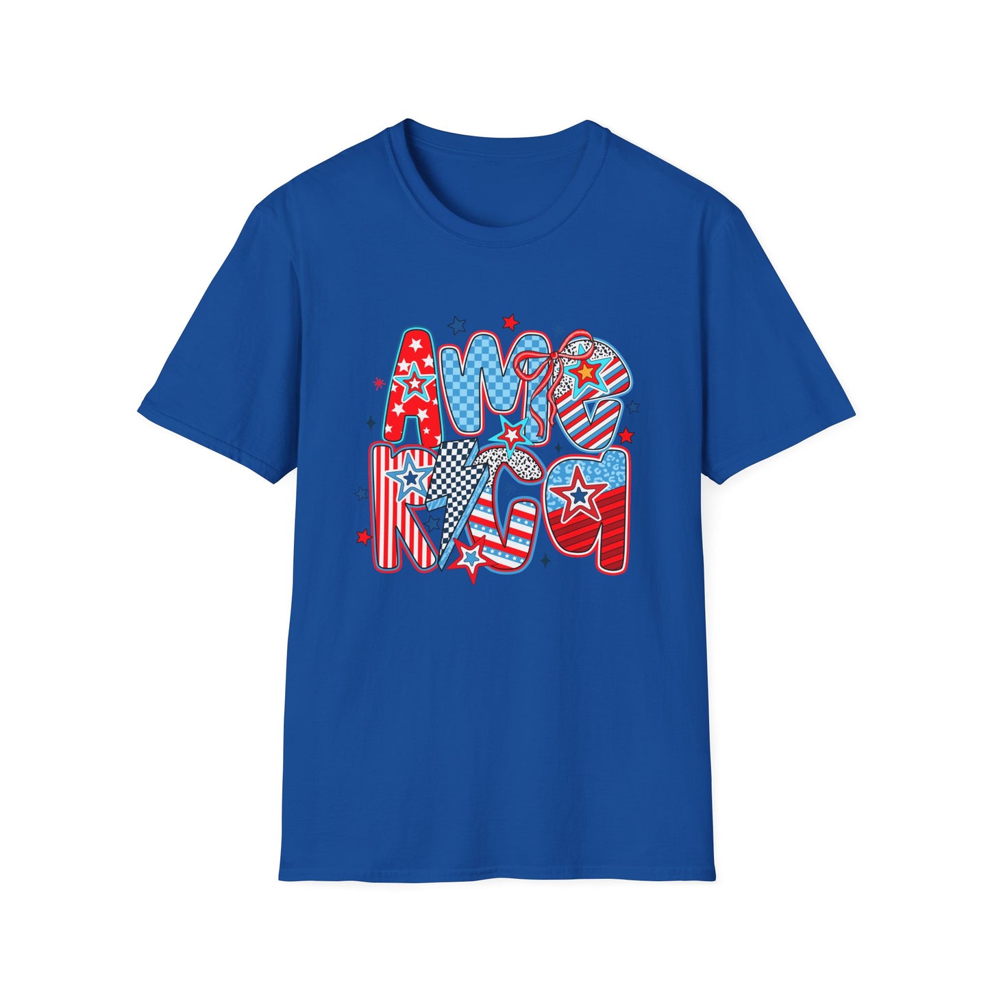 Stars and Stripes America T-Shirt | Red White Blue Americana