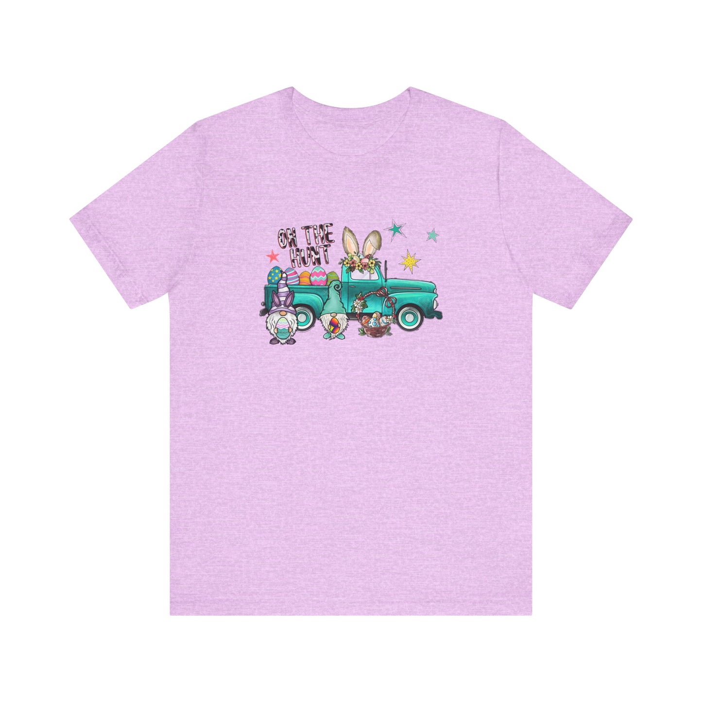 On the Hunt Easter Vintage Truck Unisex Jersey Short Sleeve Tee