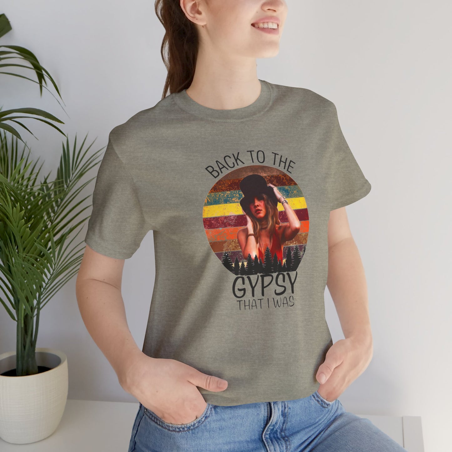 Back to the Gypsy That I Was Unisex Jersey Short Sleeve Tee