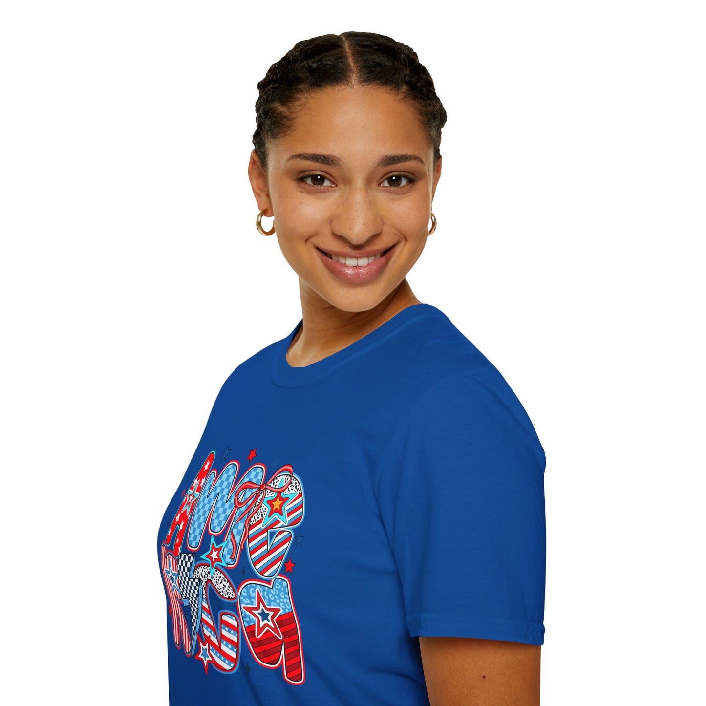 Stars and Stripes America T-Shirt | Red White Blue Americana