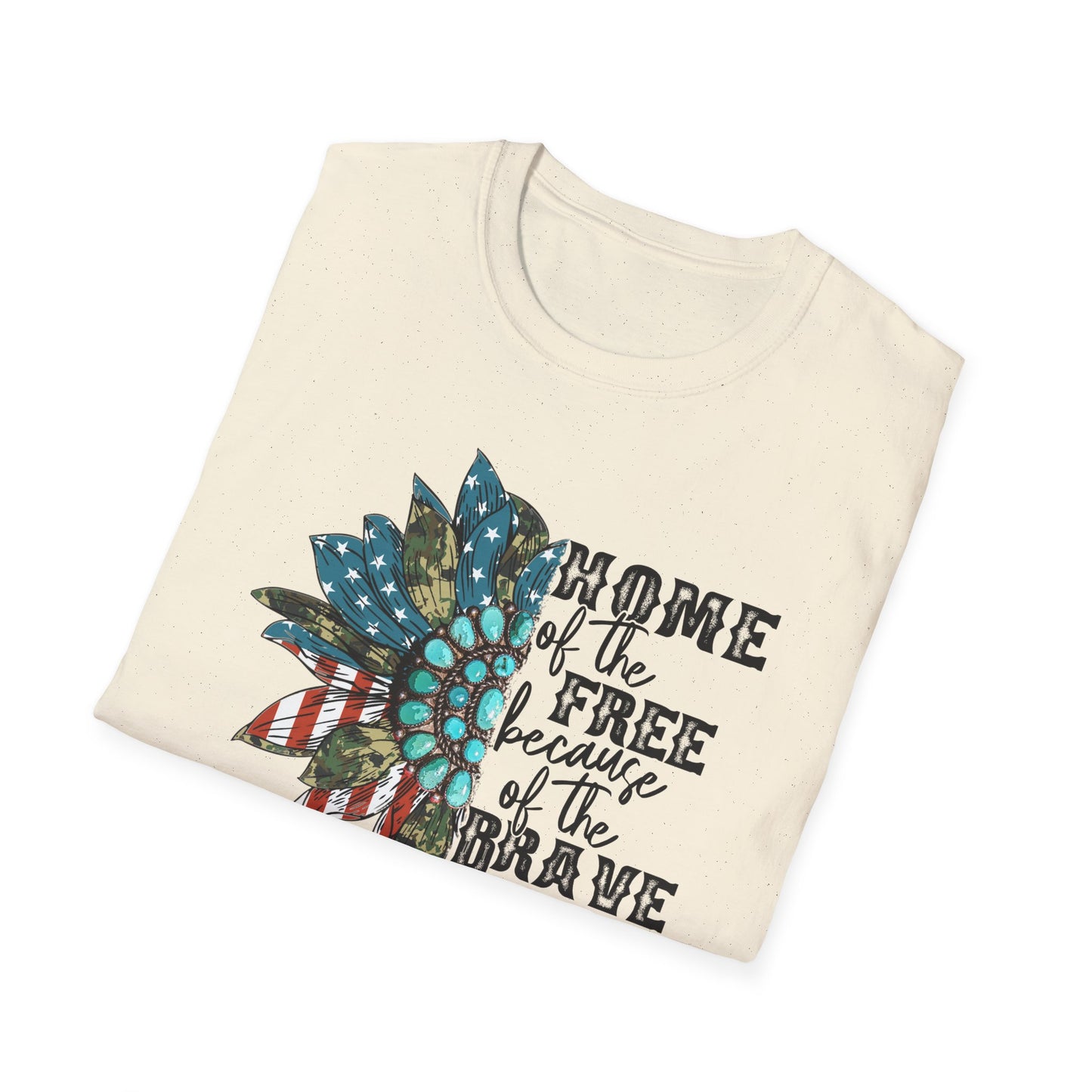 Americana "Home of the Free Because of the Brave" T-Shirt