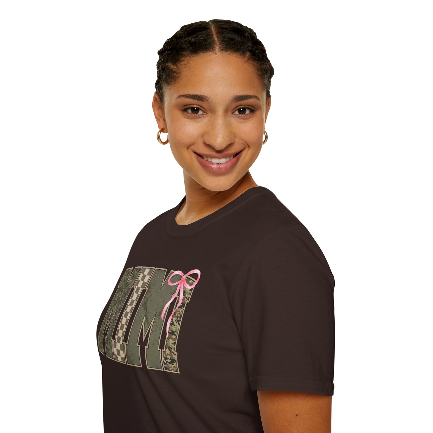 Mimi Coquette Military Style Bow T-Shirt | Cute Camouflage Bow Design