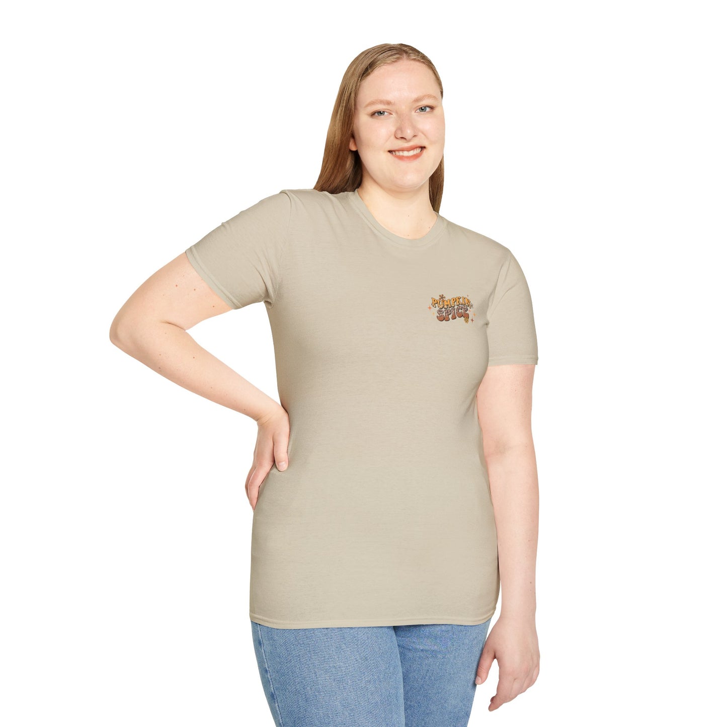 In My Pumpkin Spice Era Two-Sided Unisex Jersey Short Sleeve Tee