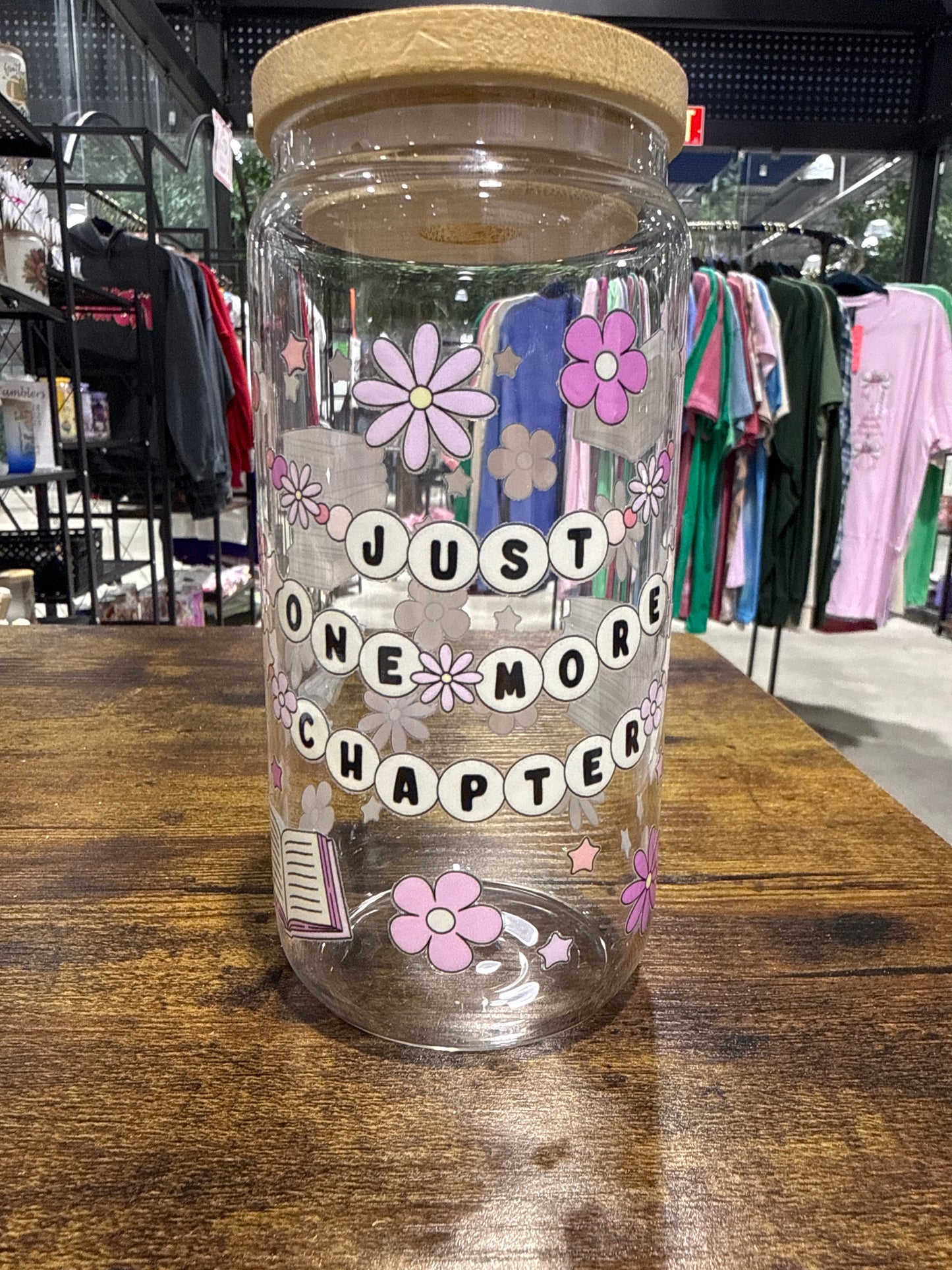 Just One More Chapter 16oz Glass