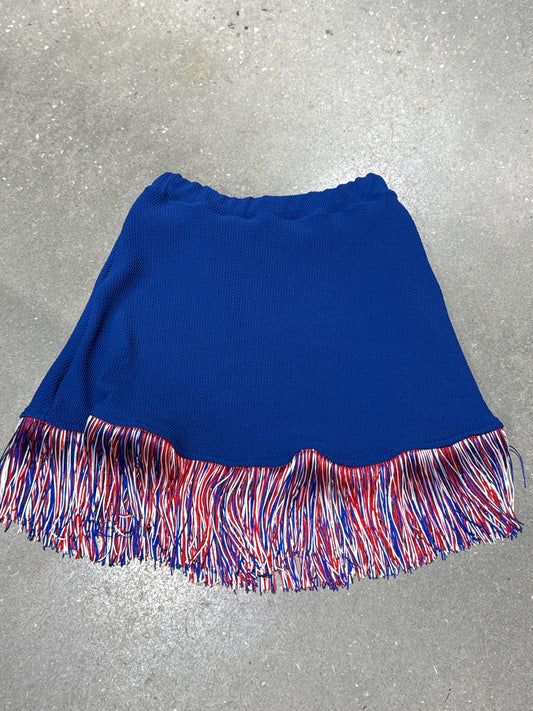 Americana Fringe Kids Skirt