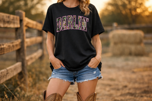Darlin' Camo Western T-Shirt