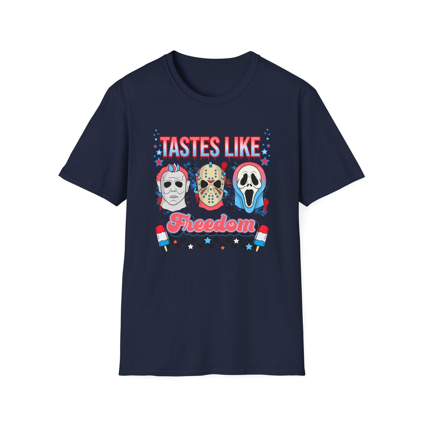 4th of July 'Taste Like Freedom' Horror Characters T-Shirt