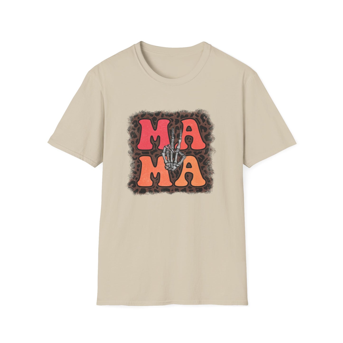 Mama Peace Skeleton Hand Unisex Jersey Short Sleeve Tee