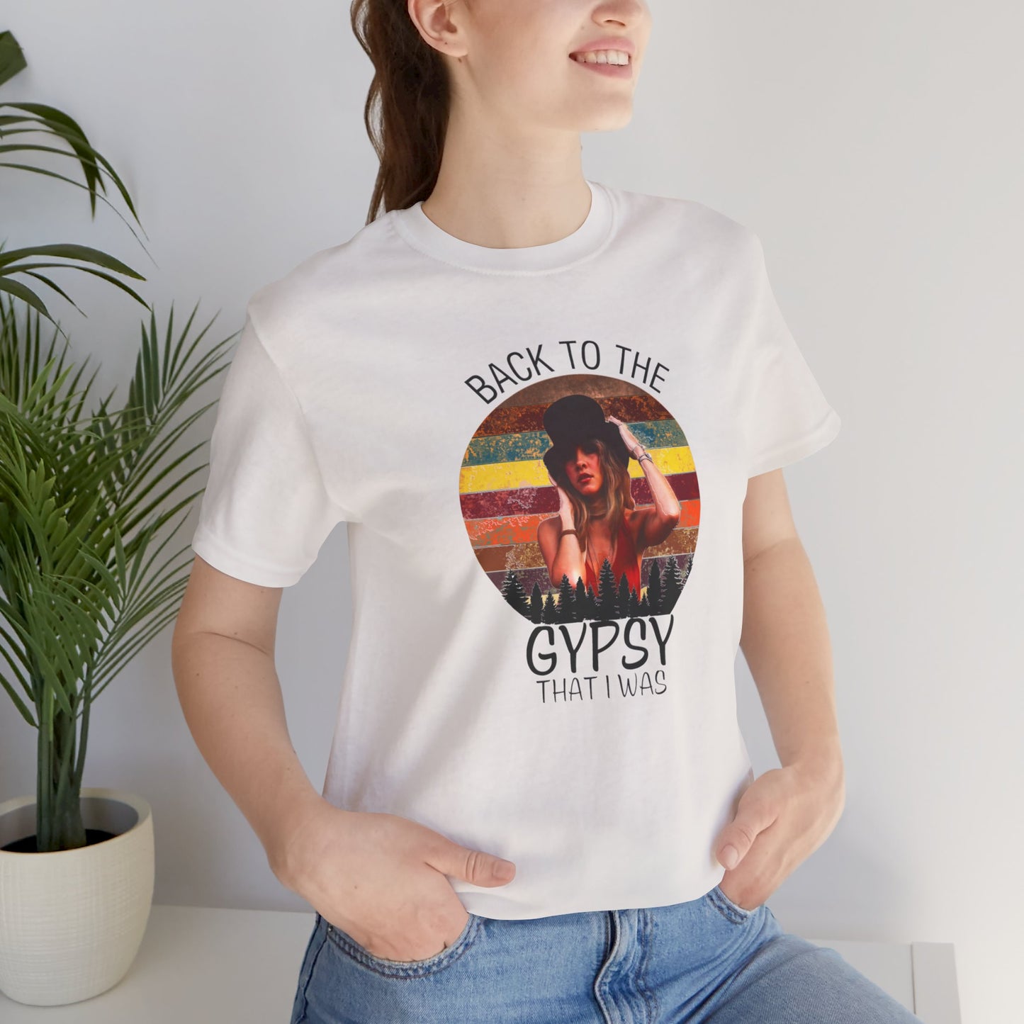 Back to the Gypsy That I Was Unisex Jersey Short Sleeve Tee