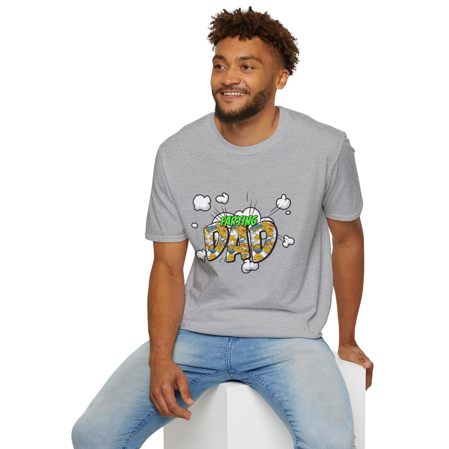 Farting Dad Softstyle T-Shirt