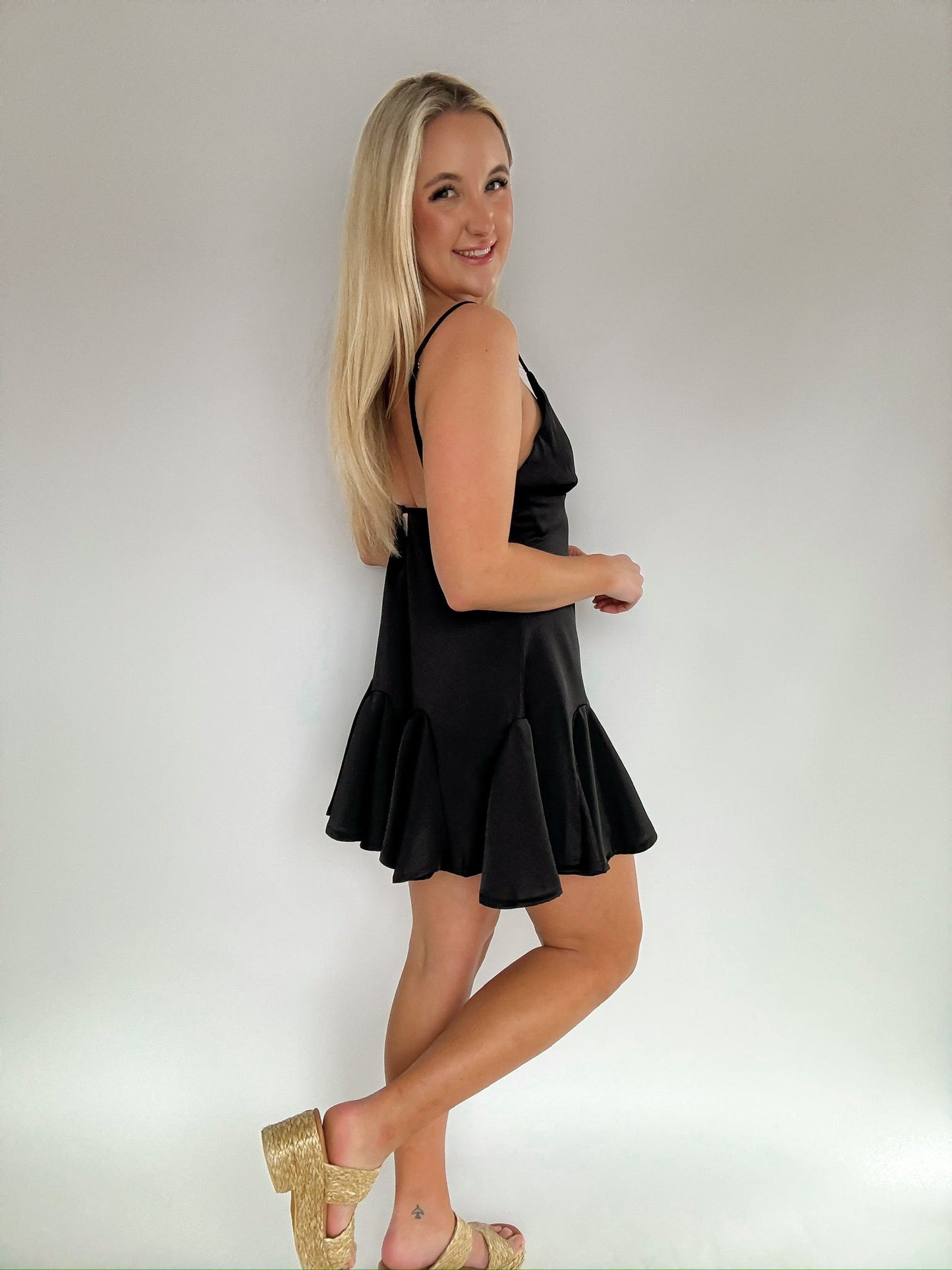 Flare Slip Dress — Salon 209
