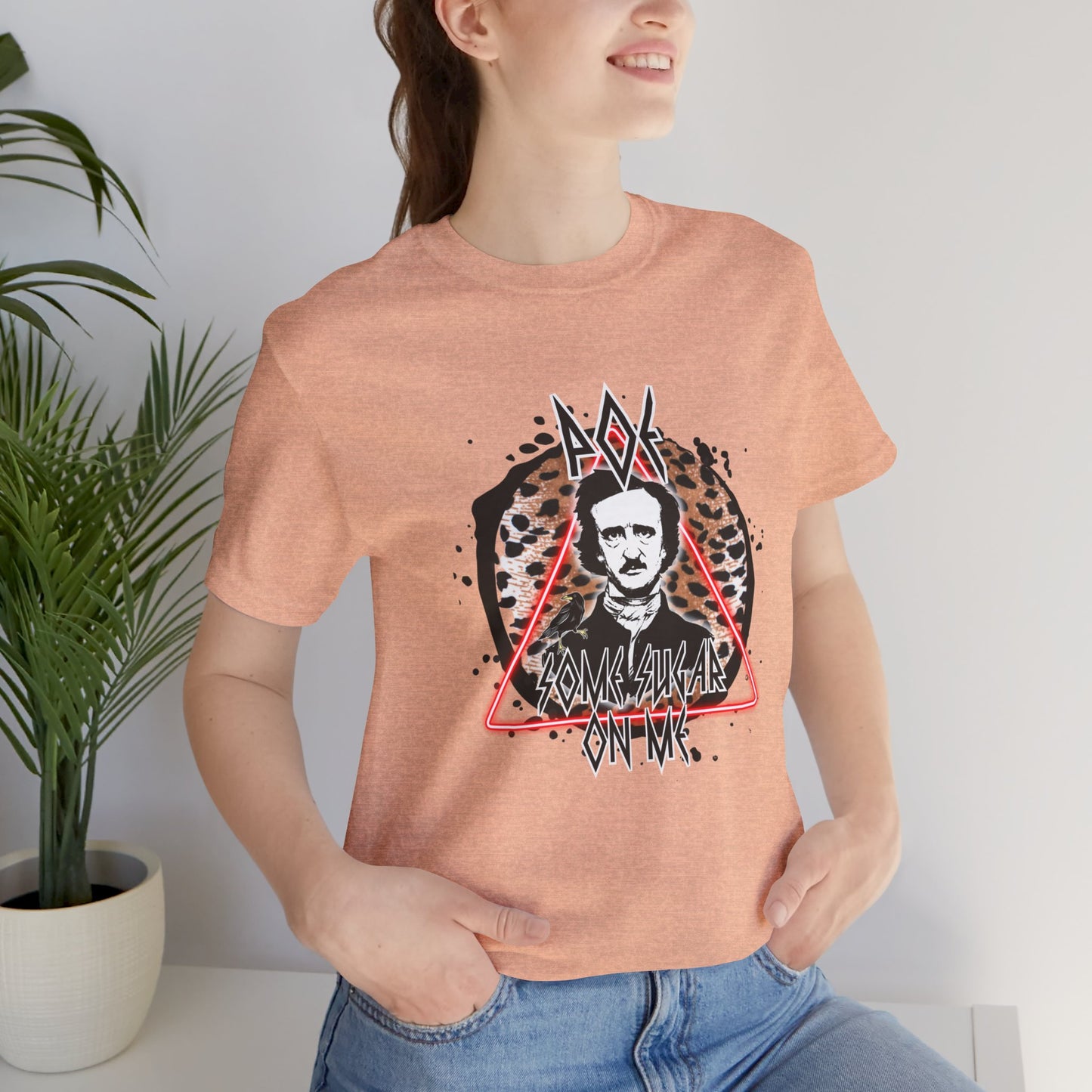 Poe Some Sugar On Me Short Sleeve Tee, Edgar Allen Poe Tee