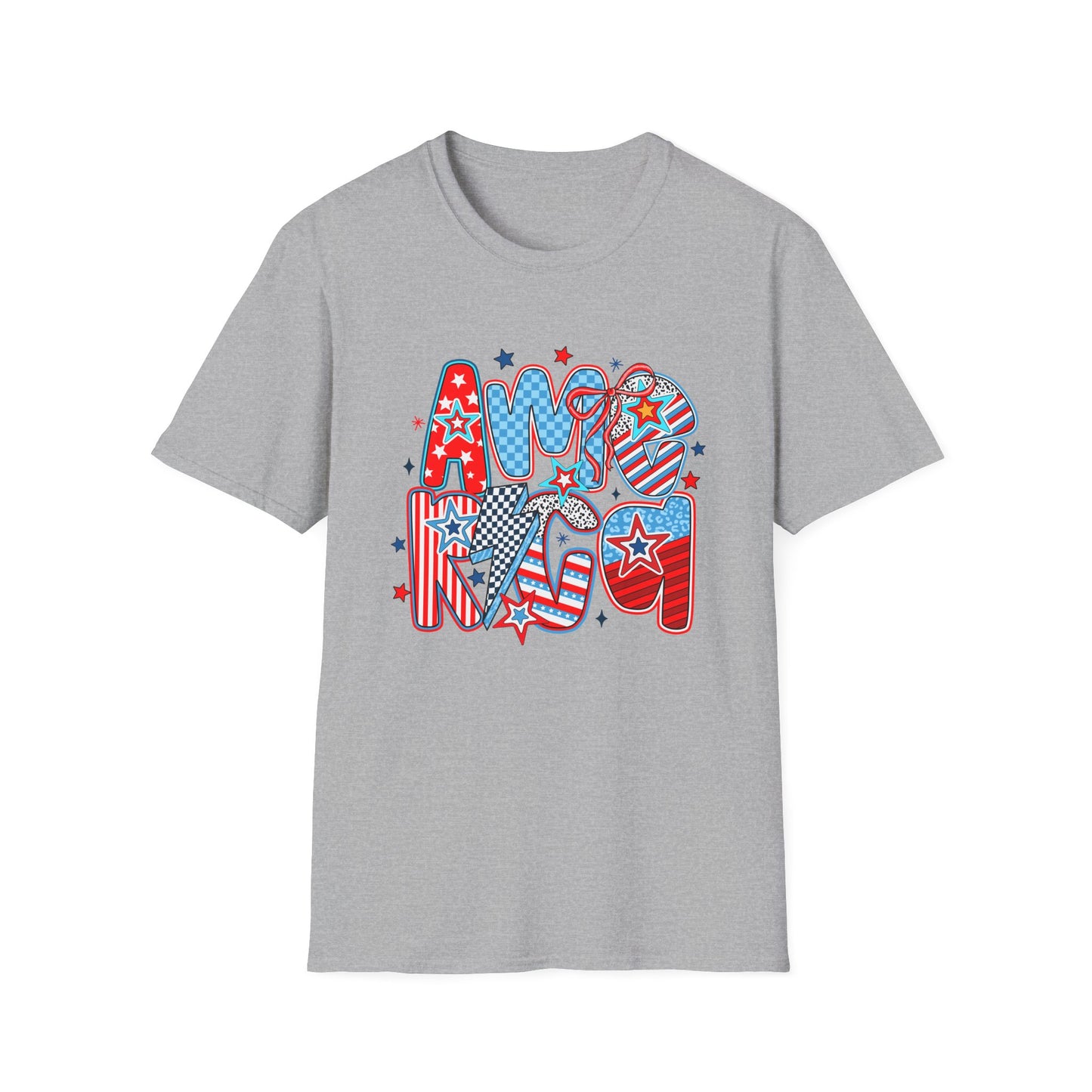 Stars and Stripes America T-Shirt | Red White Blue Americana