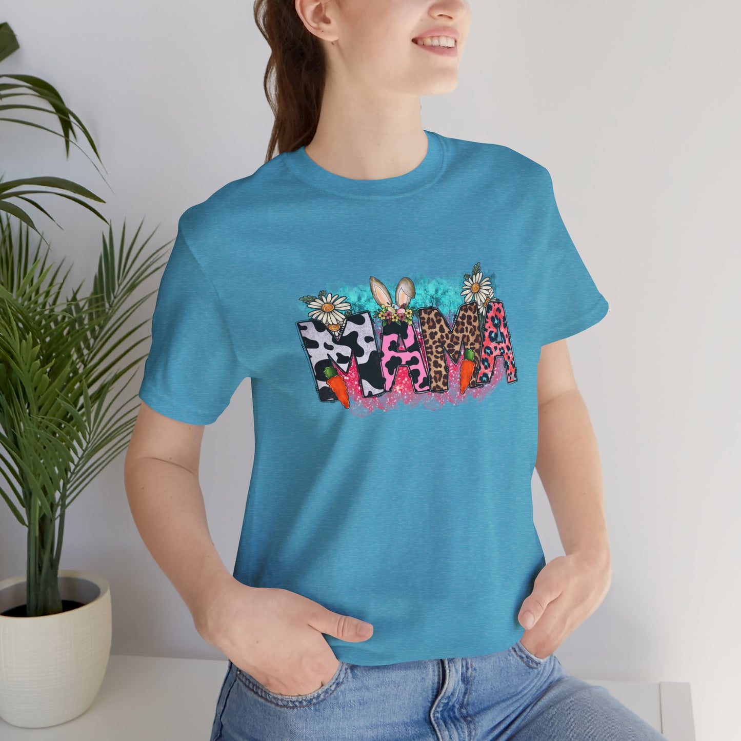 Easter Mama Unisex Jersey Short Sleeve Tee