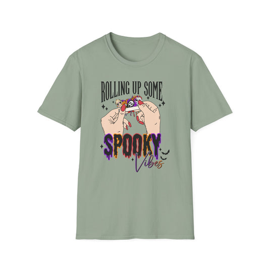 Rolling Up Some Spooky Vibes Unisex Jersey Short Sleeve Tee