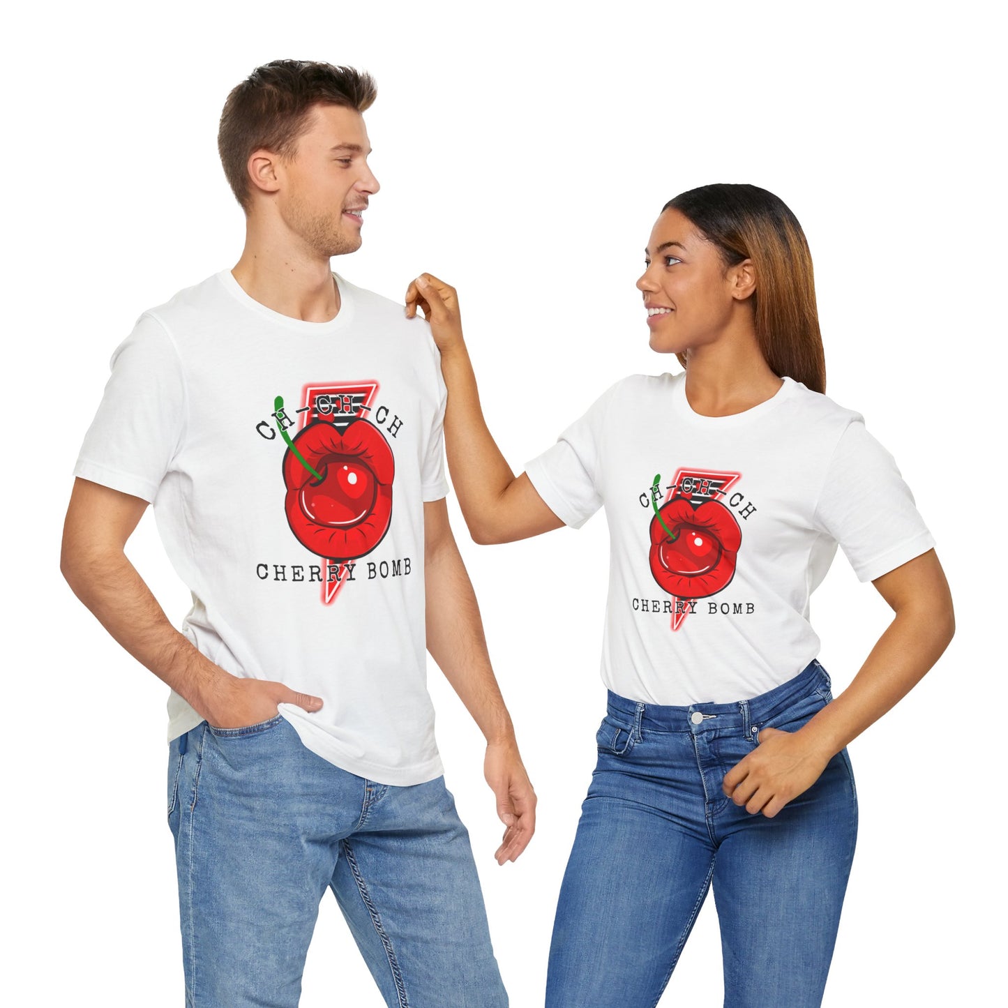 Ch-Ch-Ch Cherry Bomb Unisex Jersey Short Sleeve Tee