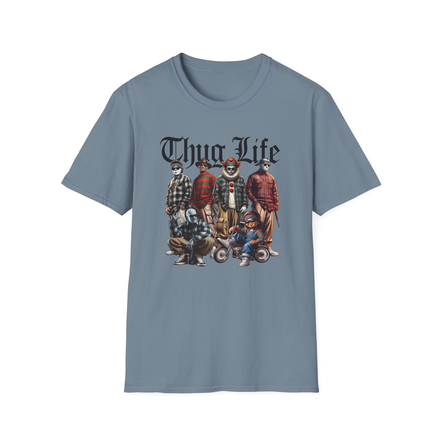 Horror Movie Characters Unisex T-Shirt - Thug Life Gang Life Fans