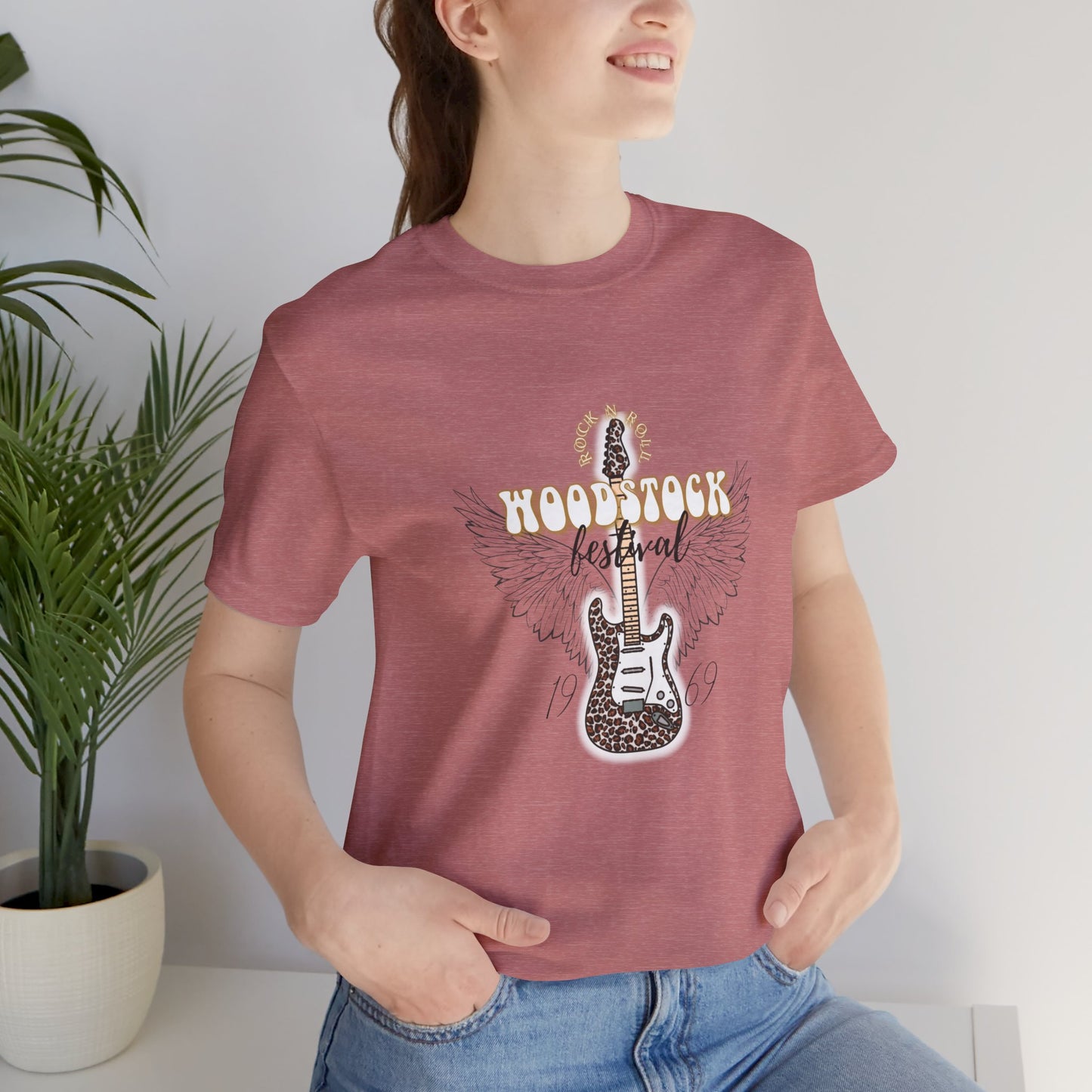 Woodstock Festival 1969 Unisex Jersey Short Sleeve Tee