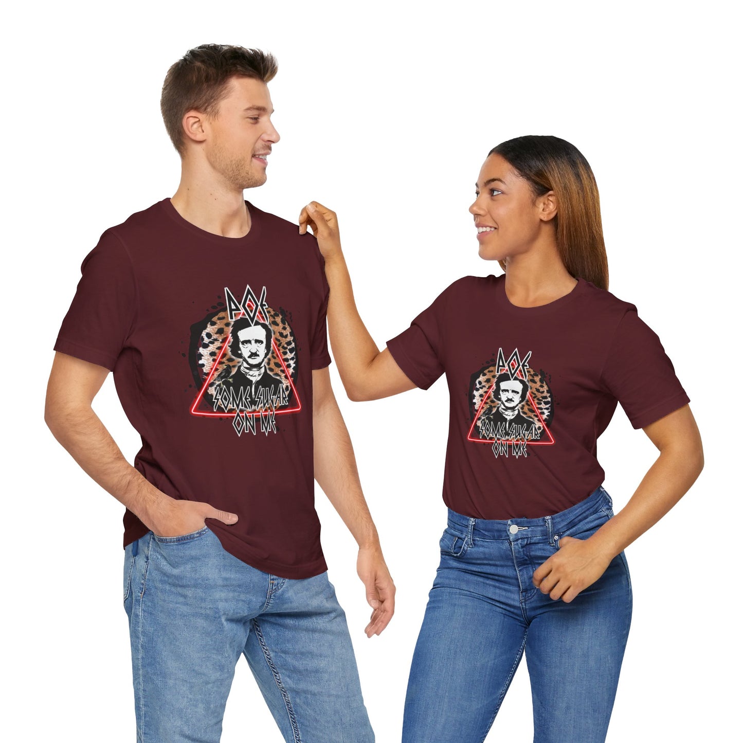 Poe Some Sugar On Me Short Sleeve Tee, Edgar Allen Poe Tee